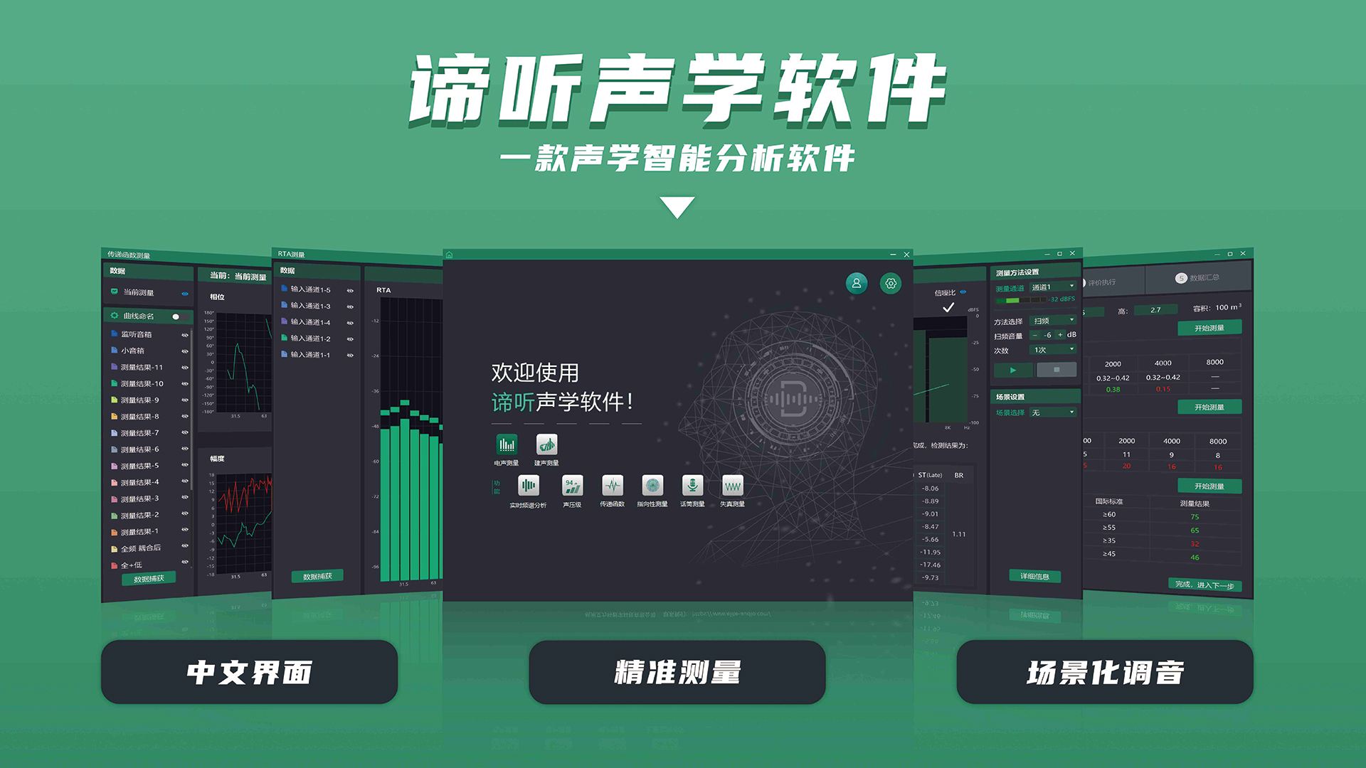 諦聽測量軟件